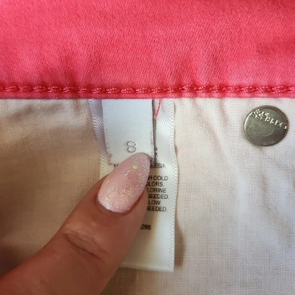 Women's Express Pink Jean Leggings Size 8 - Picture 4 of 4